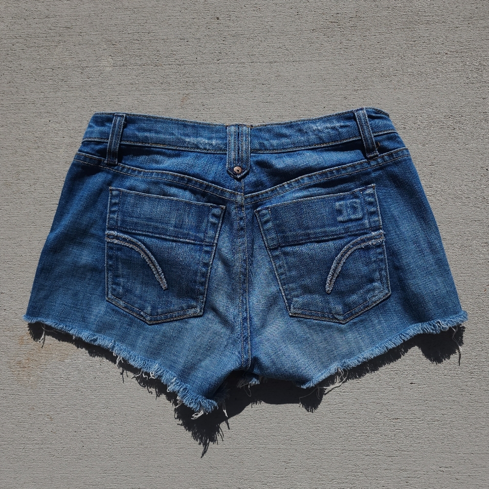 Joe's Jeans Medium Light Wash Denim Cut Off Shorts Womens Size 29
